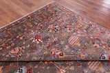 Peshawar Hand Knotted Wool Rug - 8' 0" X 9' 11" - Golden Nile