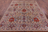 Persian Fine Serapi Hand Knotted Wool Rug - 7' 10" X 9' 6" - Golden Nile