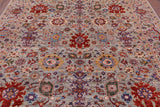 Persian Fine Serapi Hand Knotted Wool Rug - 7' 10" X 9' 6" - Golden Nile