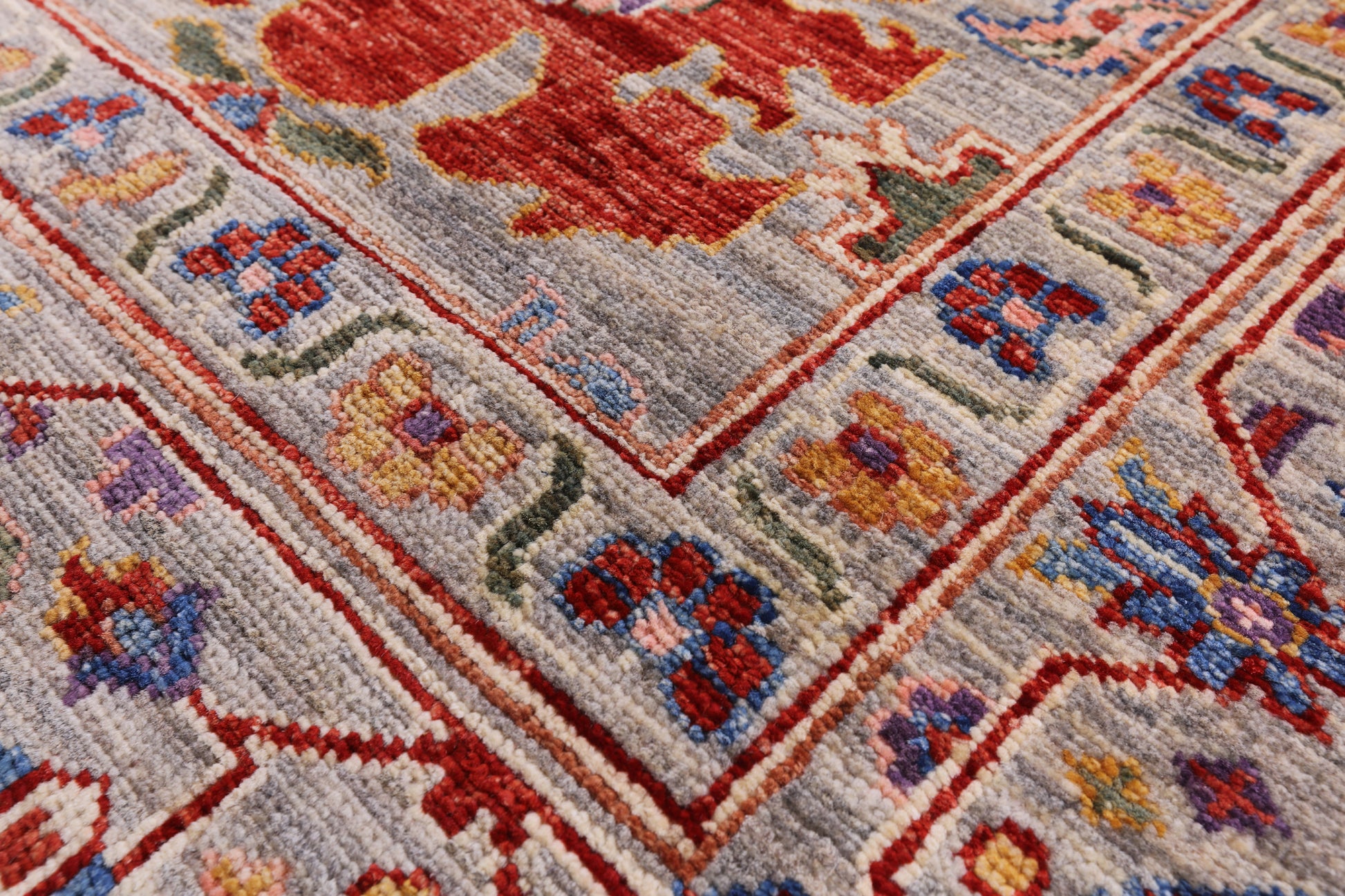 Persian Fine Serapi Hand Knotted Wool Rug - 7' 10" X 9' 6" - Golden Nile