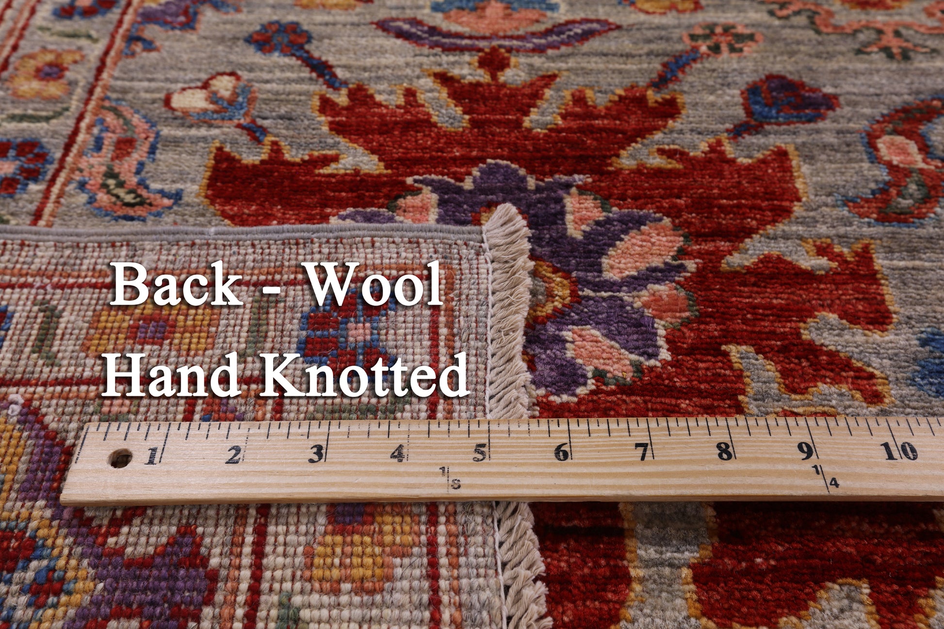 Persian Fine Serapi Hand Knotted Wool Rug - 7' 10" X 9' 6" - Golden Nile