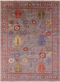 Persian Fine Serapi Hand Knotted Wool Rug - 8' 10" X 12' 1" - Golden Nile