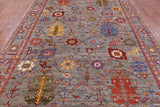 Persian Fine Serapi Hand Knotted Wool Rug - 8' 10" X 12' 1" - Golden Nile