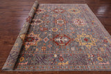 Persian Fine Serapi Handmade Wool Rug - 8' 1" X 9' 8" - Golden Nile