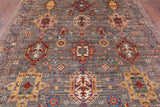 Persian Fine Serapi Handmade Wool Rug - 8' 1" X 9' 8" - Golden Nile