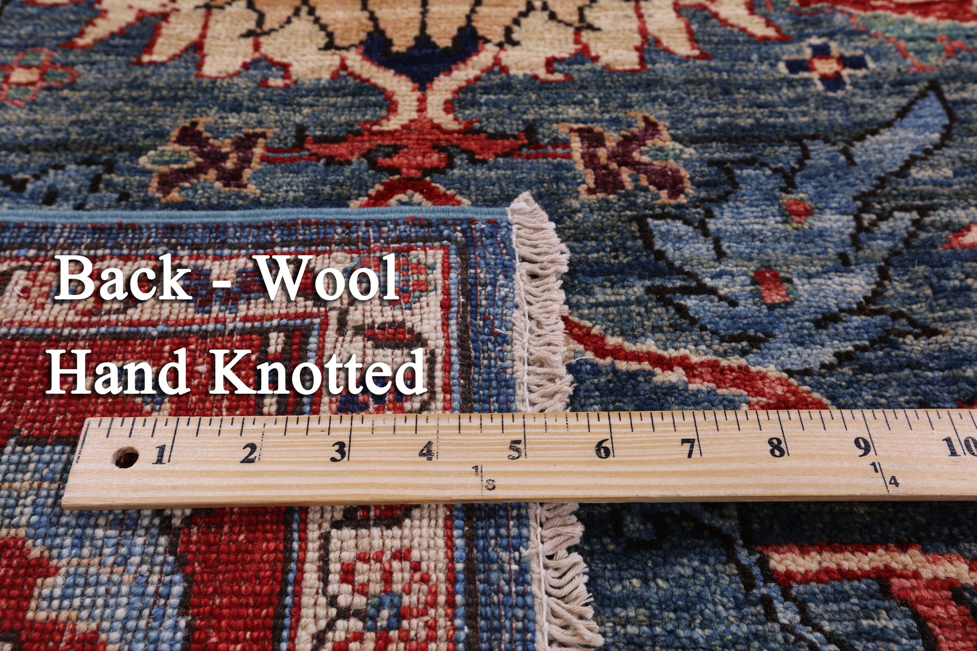 Persian Fine Serapi Hand Knotted Wool Rug - 5' 10" X 8' 7" - Golden Nile