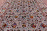Peshawar Hand Knotted Wool Rug - 9' 0" X 12' 3" - Golden Nile