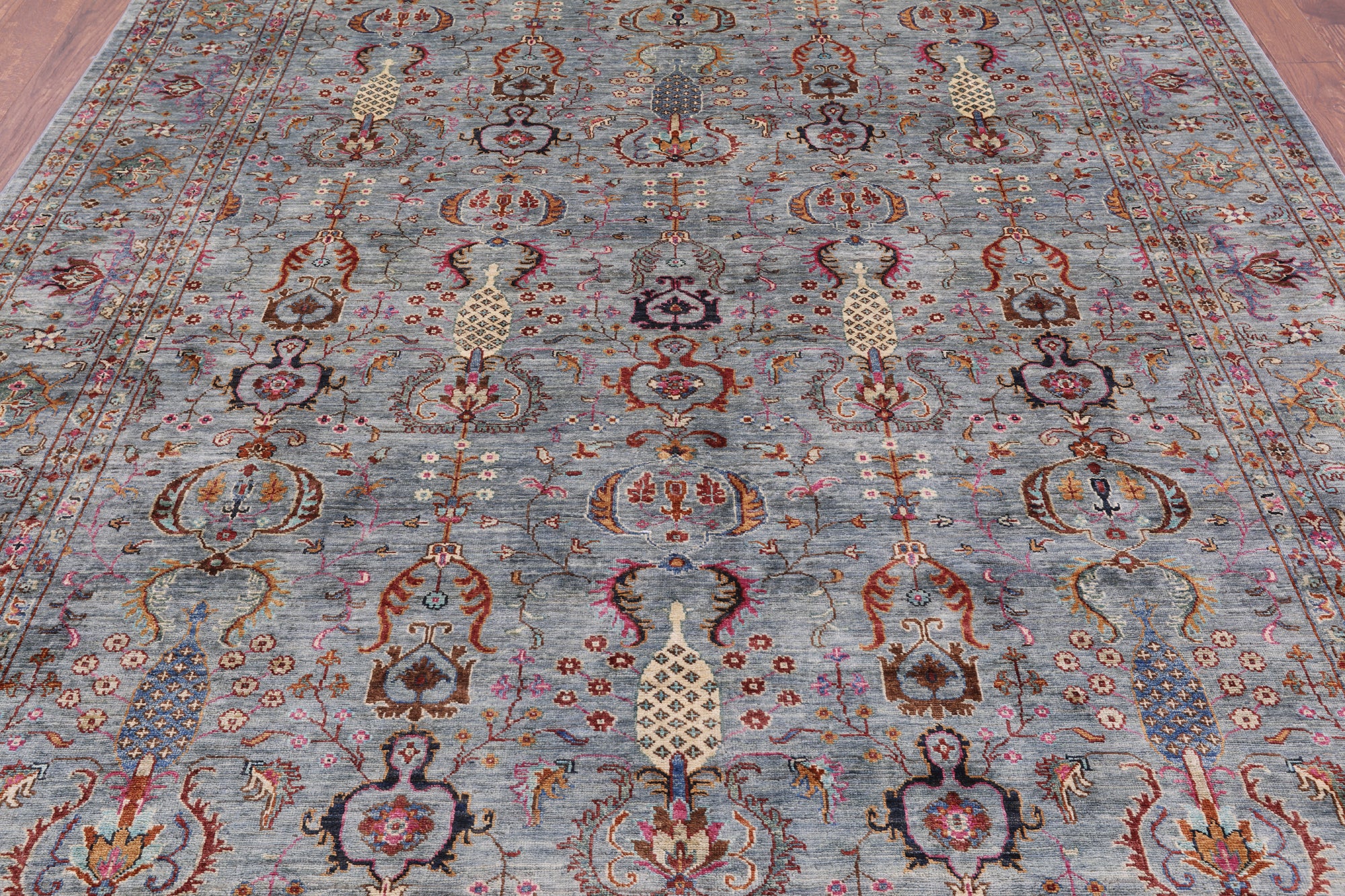 Peshawar Hand Knotted Wool Rug - 8' 0" X 10' 0" - Golden Nile