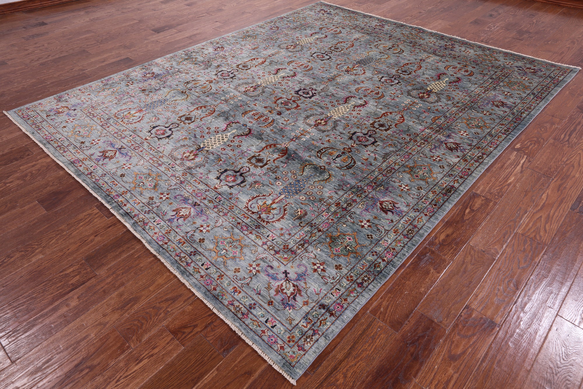 Peshawar Hand Knotted Wool Rug - 8' 0" X 10' 0" - Golden Nile