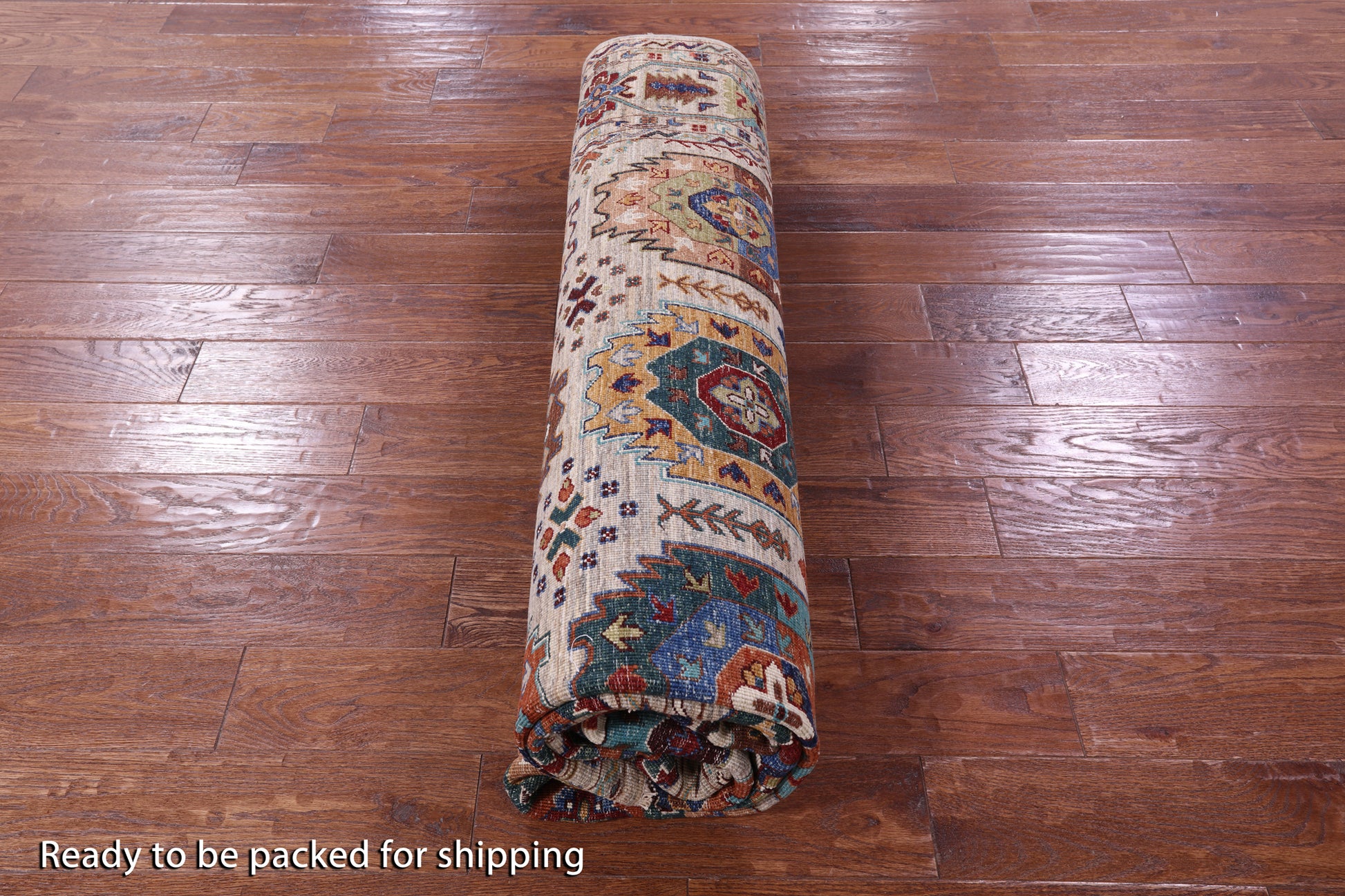 Turkmen Ersari Hand Knotted Wool Rug - 8' 0" X 10' 5" - Golden Nile