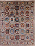 Turkmen Ersari Hand Knotted Wool Rug - 8' 0" X 10' 5" - Golden Nile