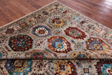 Turkmen Ersari Hand Knotted Wool Rug - 8' 0" X 10' 5" - Golden Nile