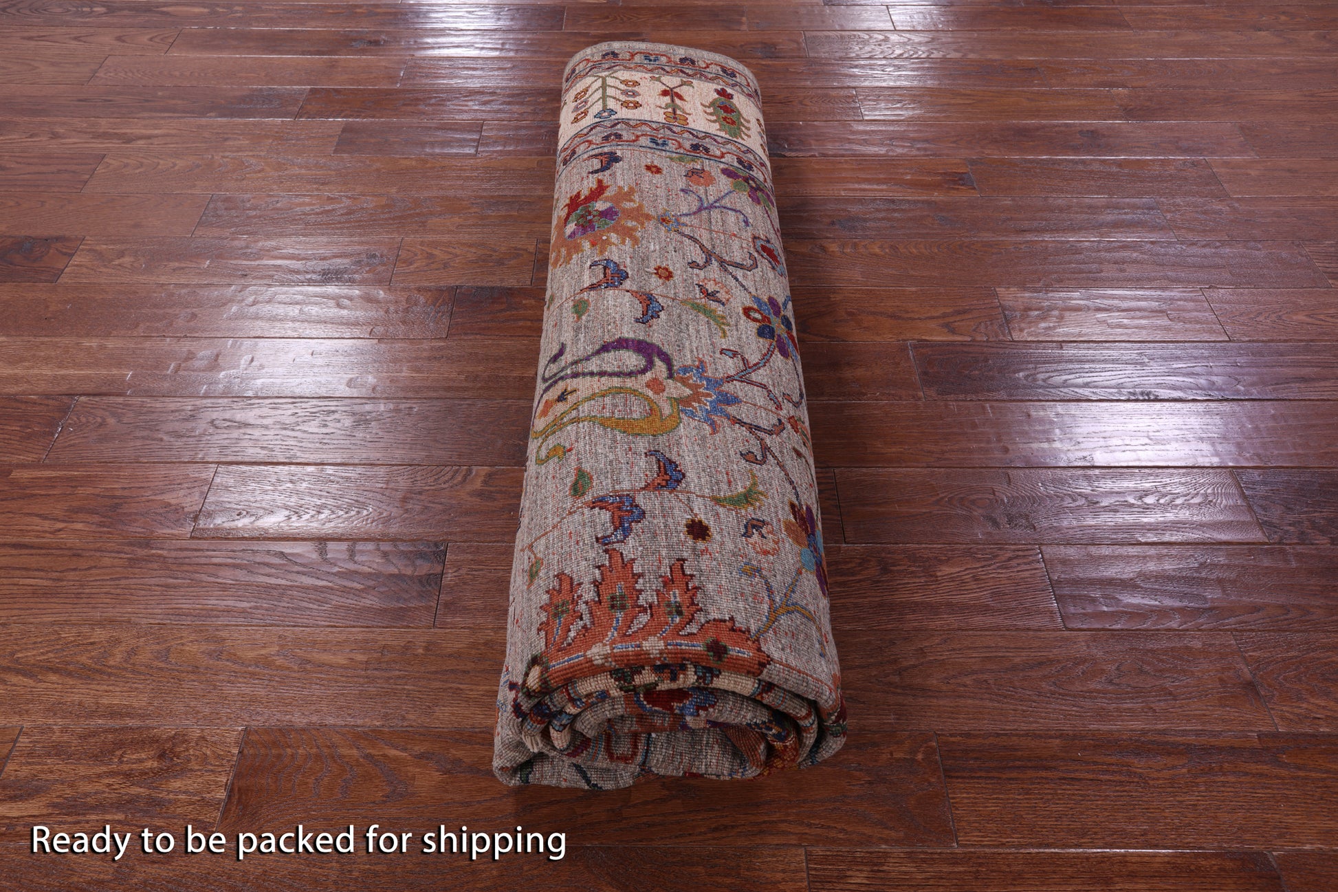 Peshawar Hand Knotted Wool Rug - 8' 5" X 10' 1" - Golden Nile