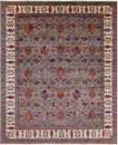 Peshawar Hand Knotted Wool Rug - 8' 5" X 10' 1" - Golden Nile