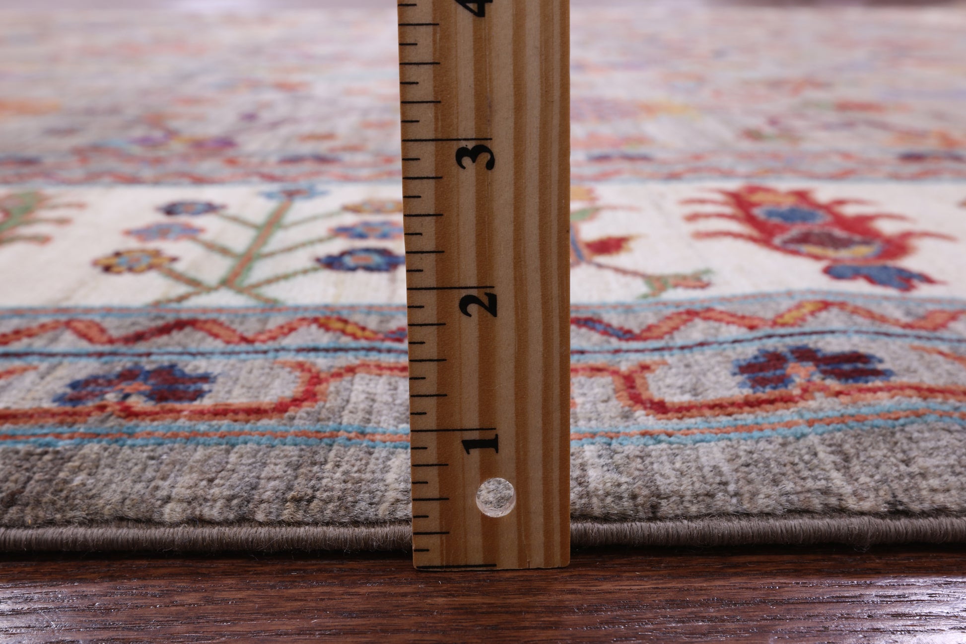 Peshawar Hand Knotted Wool Rug - 8' 5" X 10' 1" - Golden Nile