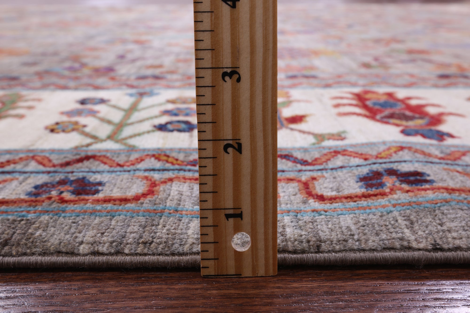 Peshawar Hand Knotted Wool Rug - 8' 5" X 10' 1" - Golden Nile