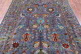 Peshawar Hand Knotted Wool Rug - 5' 9" X 8' 0" - Golden Nile