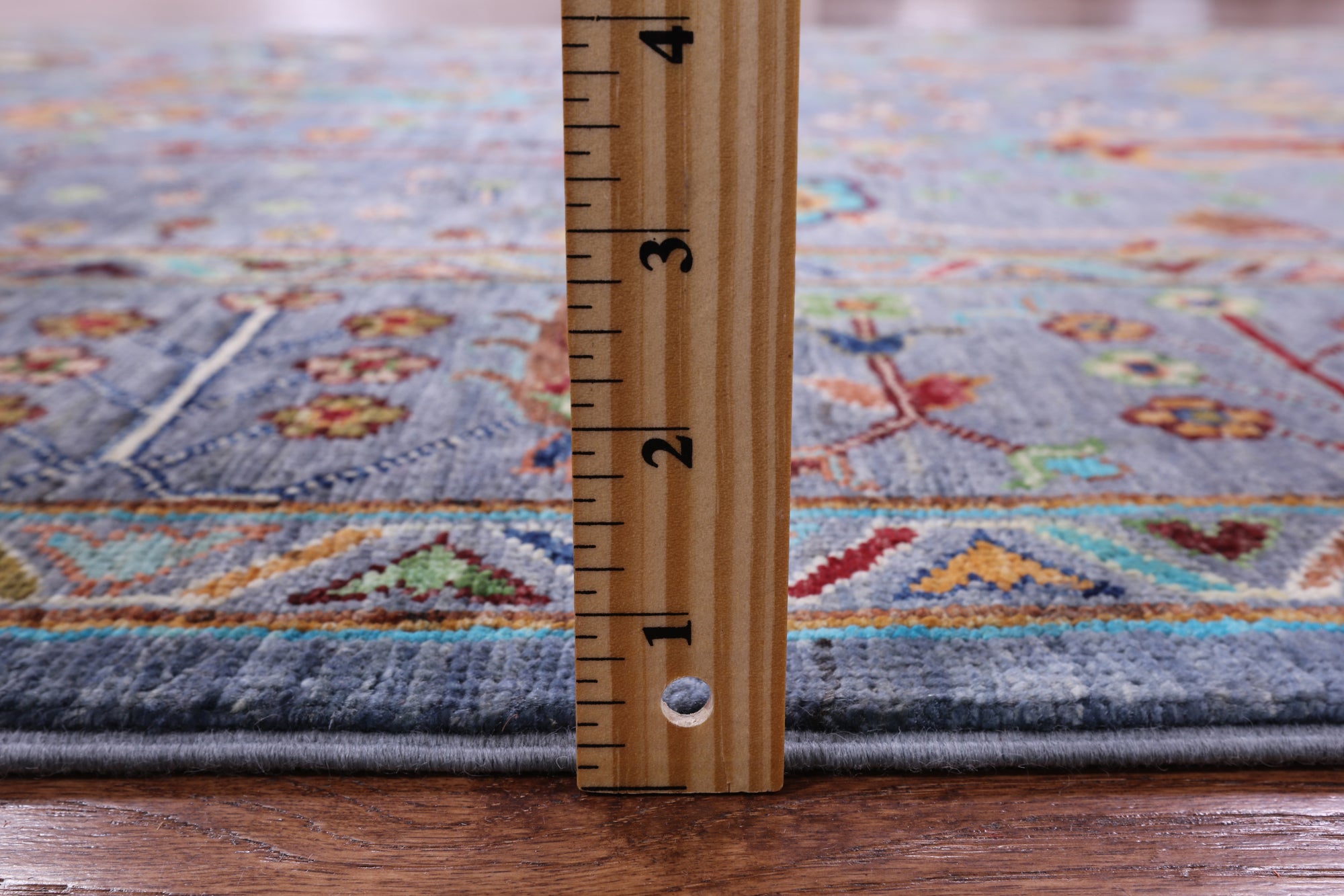 Peshawar Hand Knotted Wool Rug - 5' 9" X 8' 0" - Golden Nile