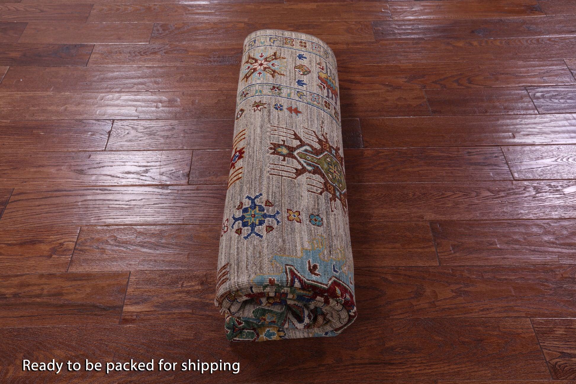 Tribal Persian Hand Knotted Wool Rug - 5' 8" X 7' 11" - Golden Nile