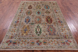 Tribal Persian Hand Knotted Wool Rug - 5' 8" X 7' 11" - Golden Nile