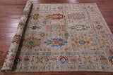 Tribal Persian Hand Knotted Wool Rug - 5' 8" X 7' 11" - Golden Nile