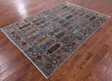 Turkmen Ersari Hand Knotted Wool Rug - 5' 8" X 8' 5" - Golden Nile