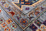 Turkmen Ersari Hand Knotted Wool Rug - 5' 8" X 8' 5" - Golden Nile