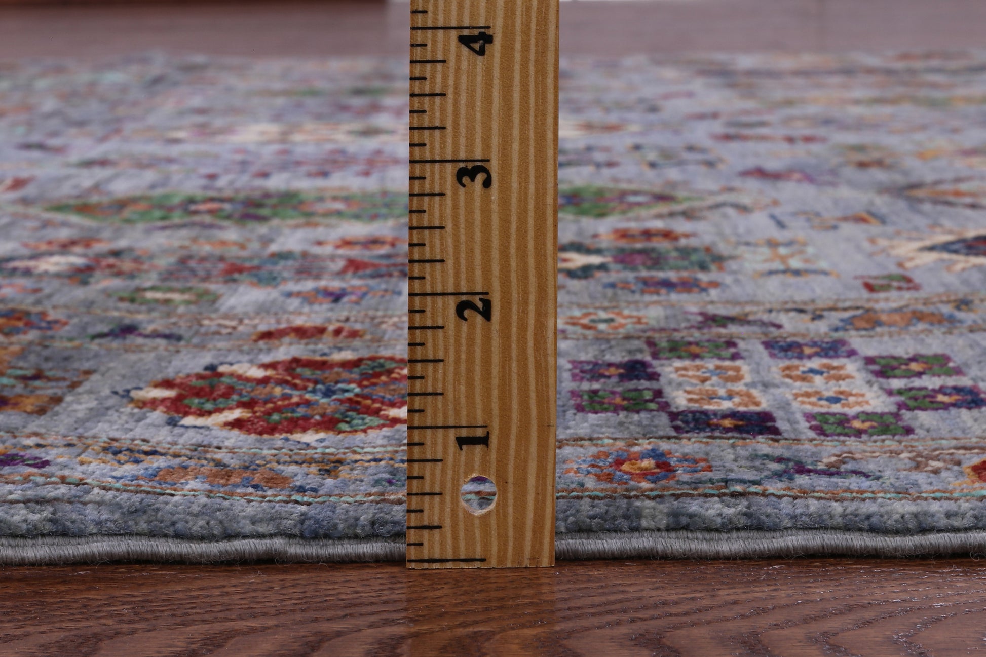 Turkmen Ersari Hand Knotted Wool Rug - 5' 8" X 8' 5" - Golden Nile