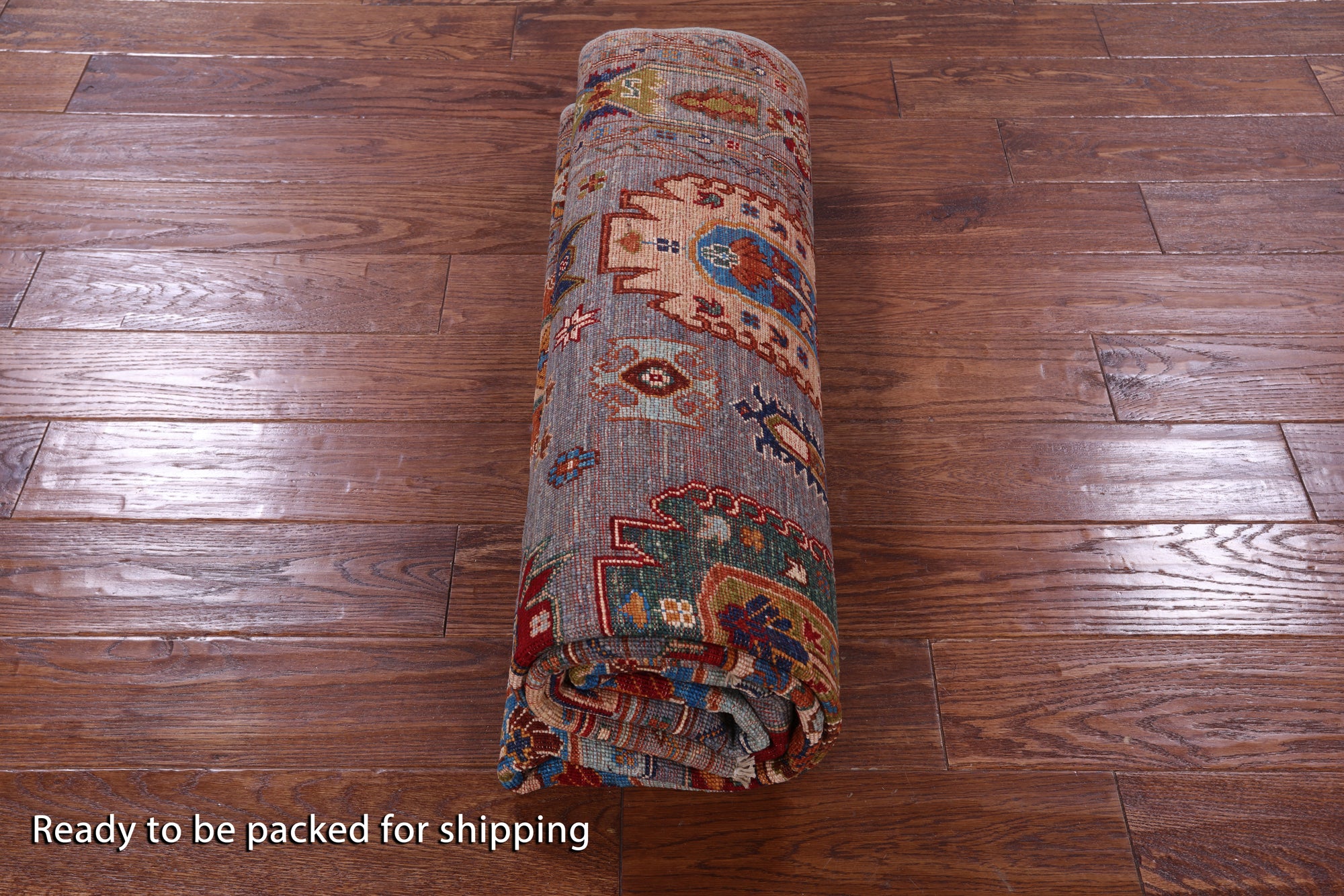 Turkmen Ersari Handmade Wool Rug - 5' 8" X 8' 2" - Golden Nile