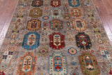 Turkmen Ersari Handmade Wool Rug - 5' 8" X 8' 2" - Golden Nile