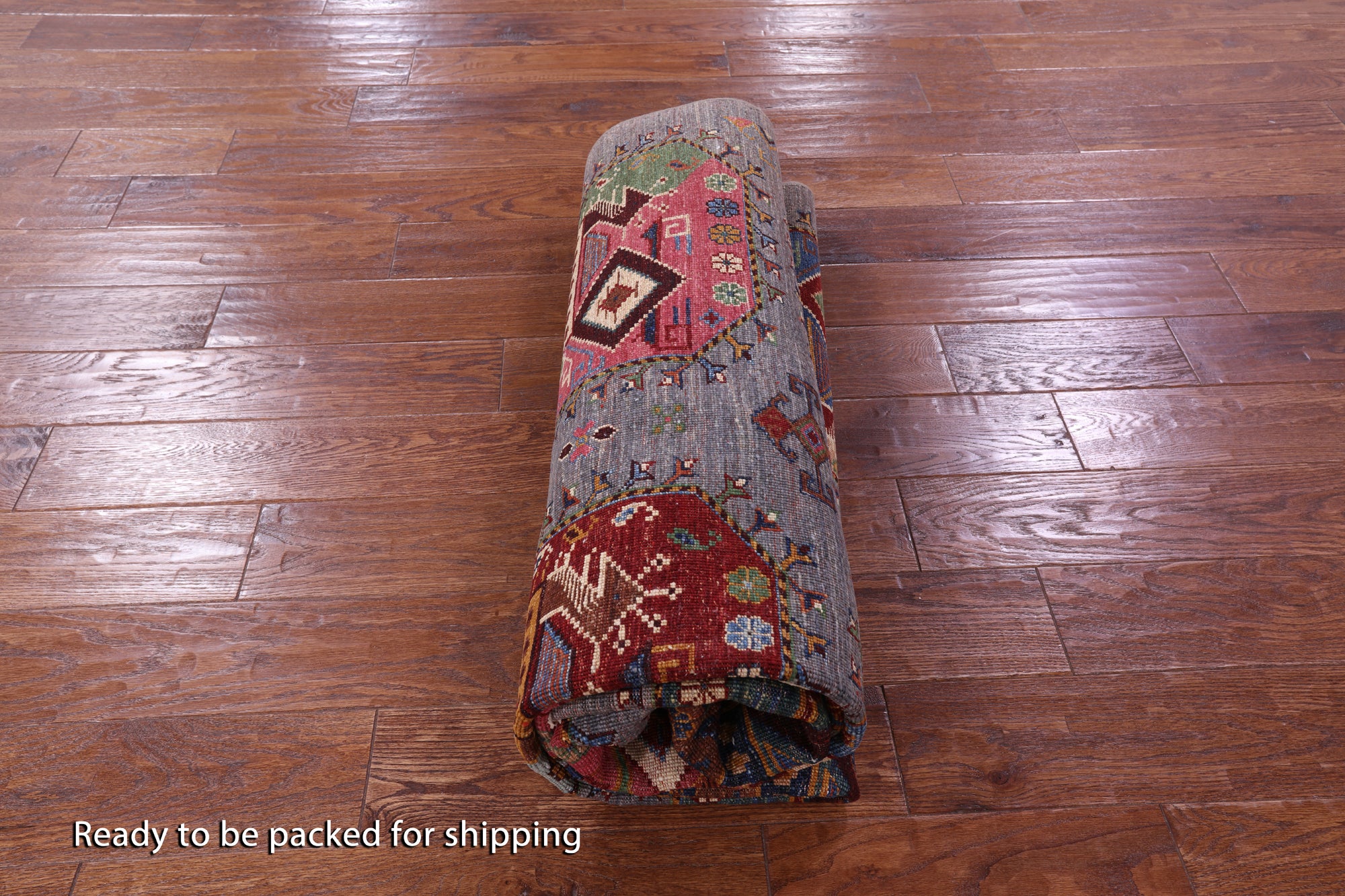 Turkmen Ersari Hand Knotted Wool Rug - 5' 9" X 7' 10" - Golden Nile