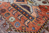Turkmen Ersari Hand Knotted Wool Rug - 5' 9" X 7' 10" - Golden Nile