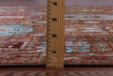 Brown Turkmen Ersari Handmade Wool Rug - 5' 7" X 7' 7" - Golden Nile