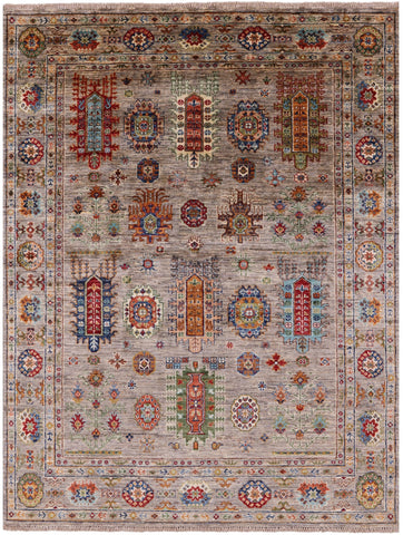 Tribal Persian Handmade Wool Rug - 5' 0