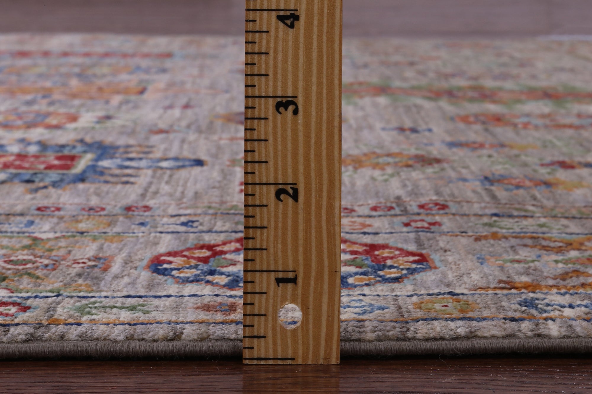 Tribal Persian Handmade Wool Rug - 5' 0" X 6' 5" - Golden Nile