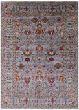 Peshawar Handmade Wool Rug - 6' 11" X 10' 0" - Golden Nile