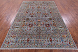 Peshawar Handmade Wool Rug - 6' 11" X 10' 0" - Golden Nile