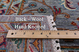 Peshawar Handmade Wool Rug - 6' 11" X 10' 0" - Golden Nile