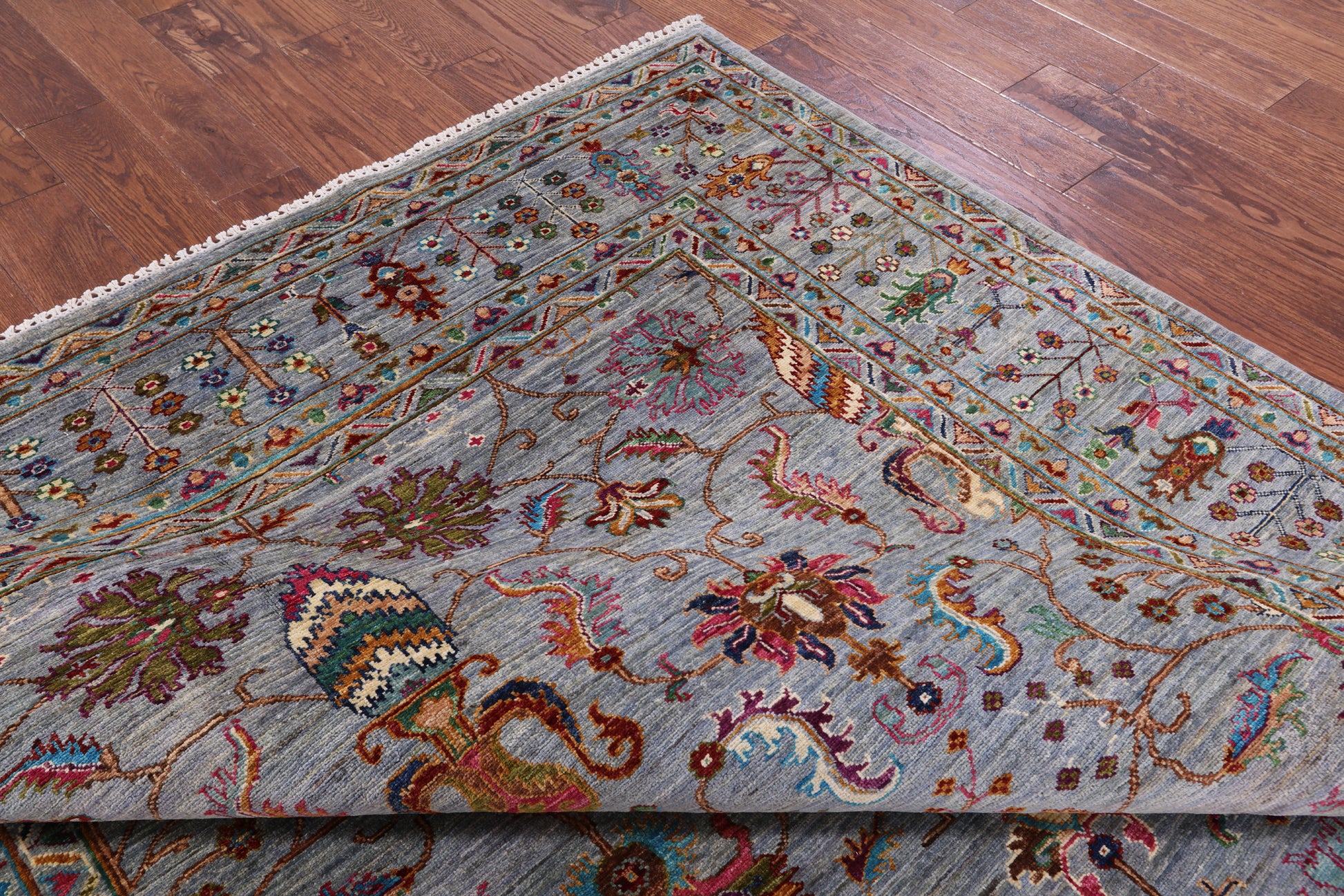 Peshawar Handmade Wool Rug - 6' 11" X 10' 0" - Golden Nile