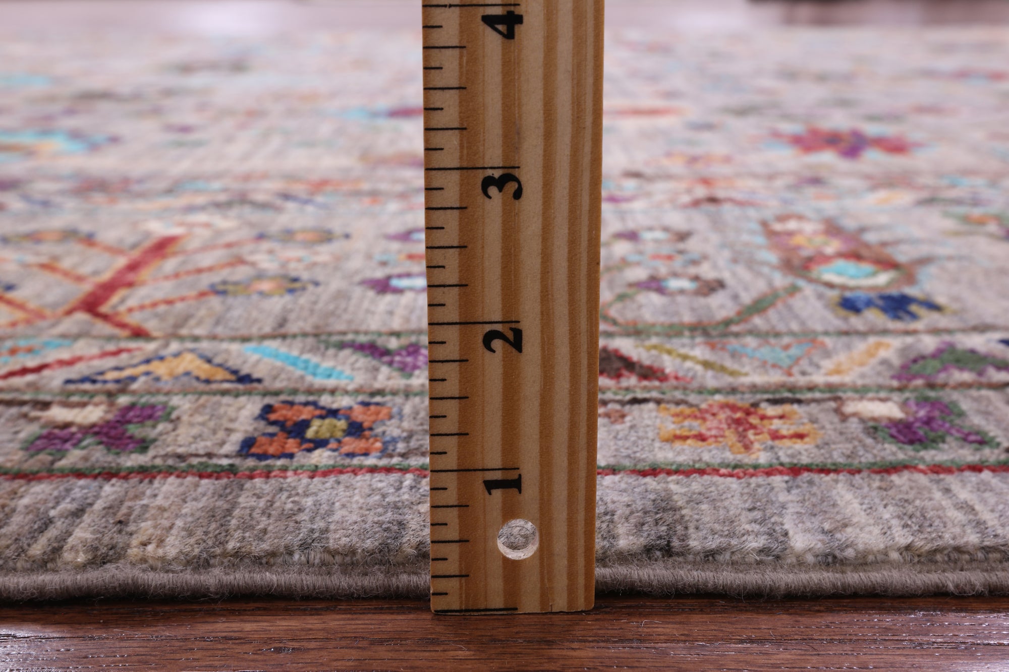 Peshawar Hand Knotted Wool Rug - 6' 7" X 9' 6" - Golden Nile