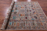 Peshawar Hand Knotted Wool Rug - 6' 7" X 9' 6" - Golden Nile