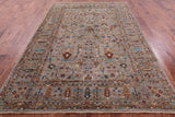 Peshawar Hand Knotted Wool Rug - 7' 0" X 10' 0" - Golden Nile