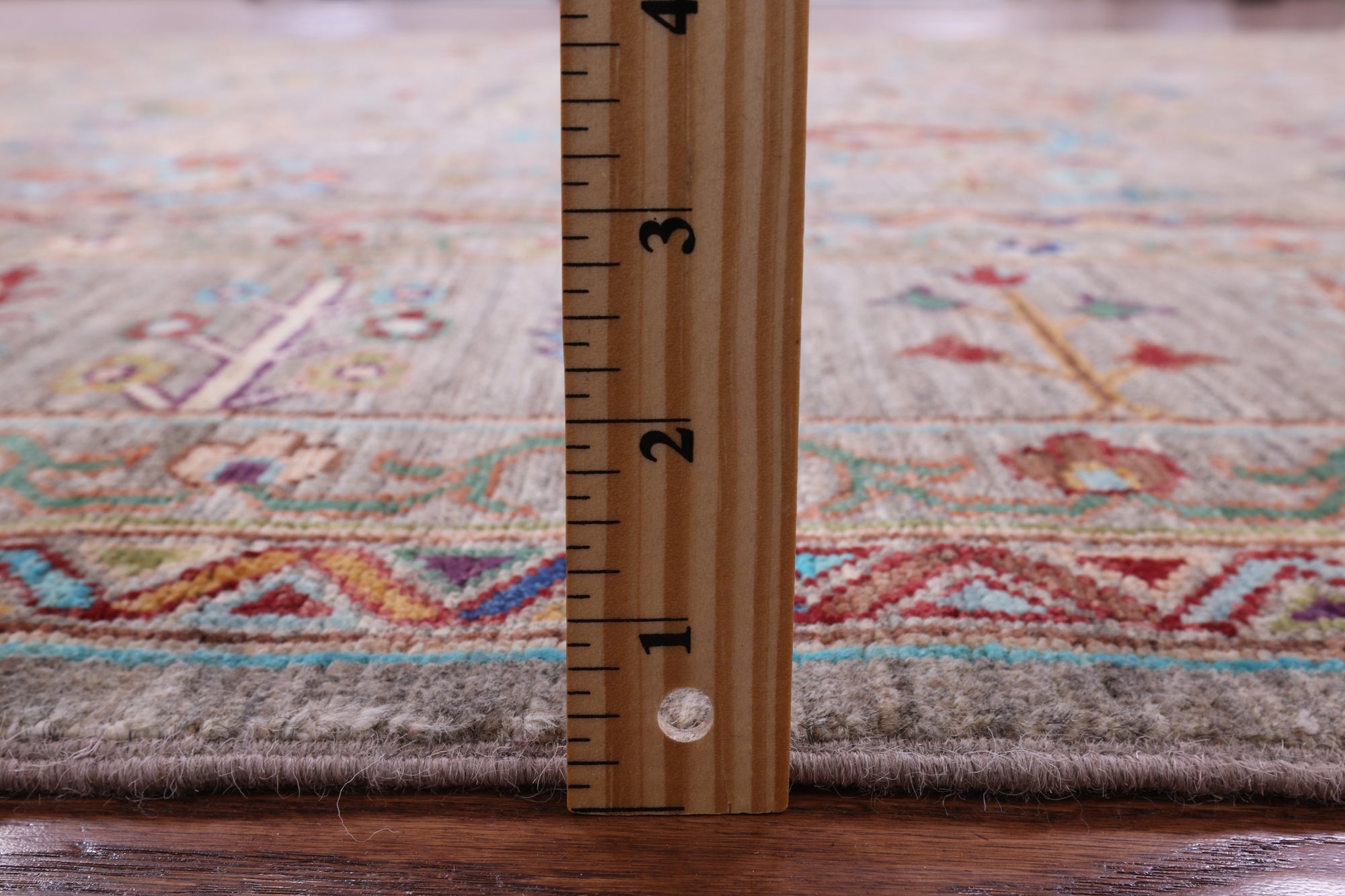 Peshawar Hand Knotted Wool Rug - 7' 0" X 10' 0" - Golden Nile
