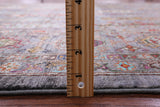 Grey Turkmen Ersari  Hand Knotted Wool Rug - 6' 7" X 9' 9" - Golden Nile
