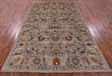 Peshawar Hand Knotted Wool Rug - 6' 7" X 10' 0" - Golden Nile