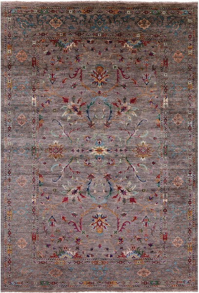 Persian Tabriz Handmade Wool Rug - 7' 0" X 10' 2" - Golden Nile