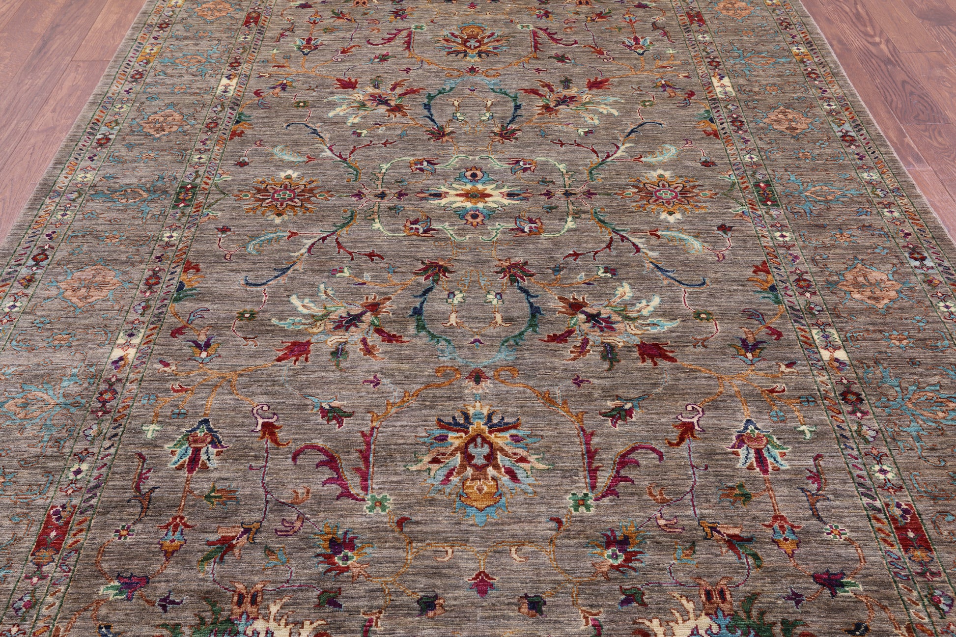 Persian Tabriz Handmade Wool Rug - 7' 0" X 10' 2" - Golden Nile
