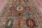 Turkmen Ersari Handmade Wool Rug - 6' 9" X 9' 10" - Golden Nile