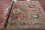 Turkmen Ersari Handmade Wool Rug - 6' 9" X 9' 10" - Golden Nile