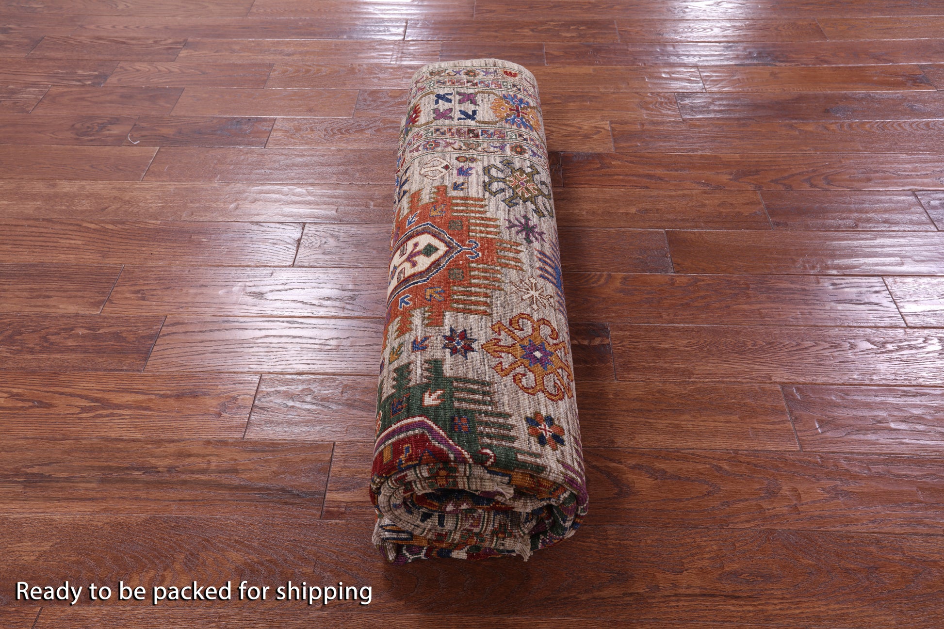 Turkmen Ersari Hand Knotted Wool Rug - 6' 7" X 10' 2" - Golden Nile